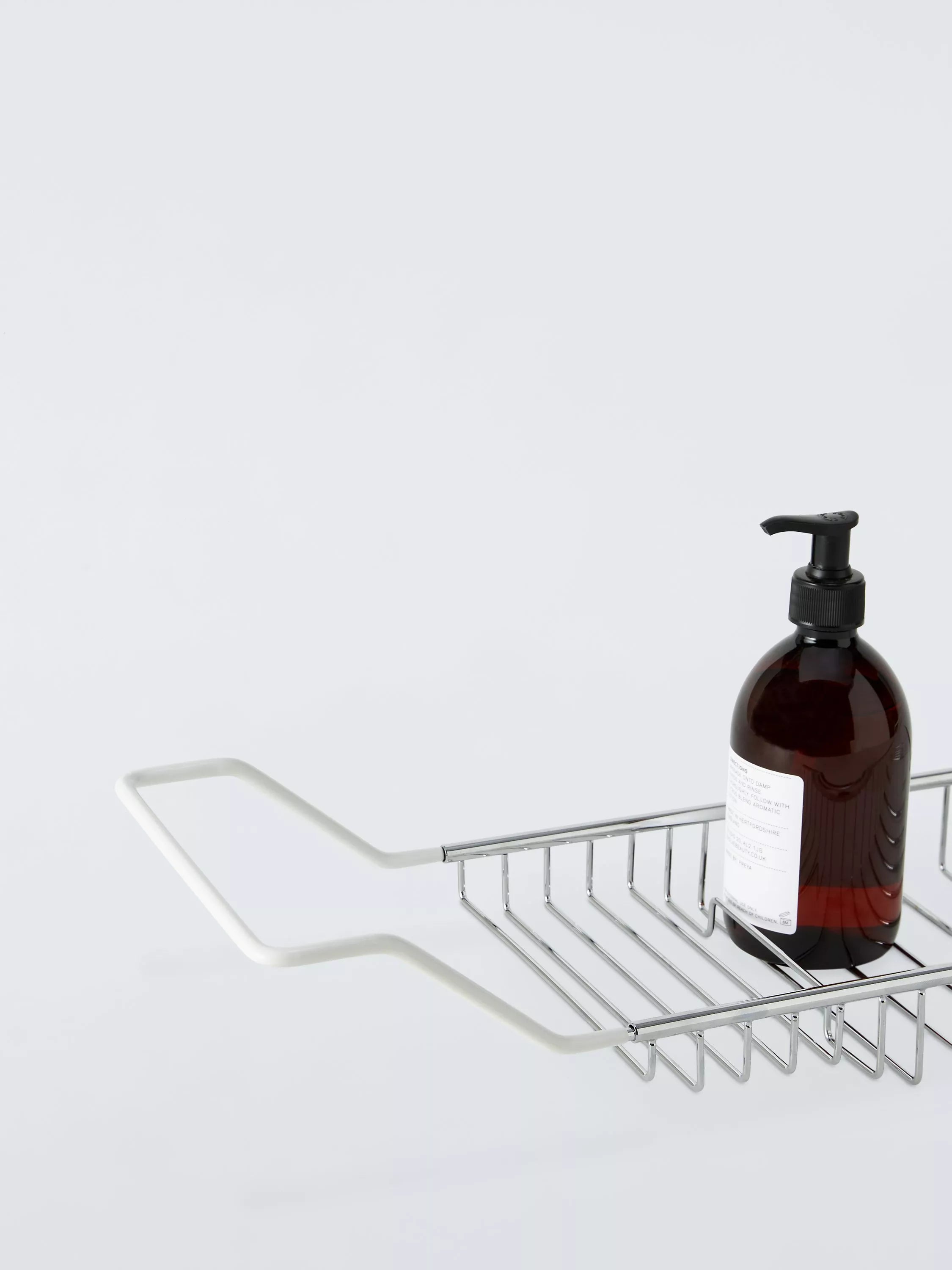 John Lewis Lux Extendable Bath Rack stainless steel - British product
