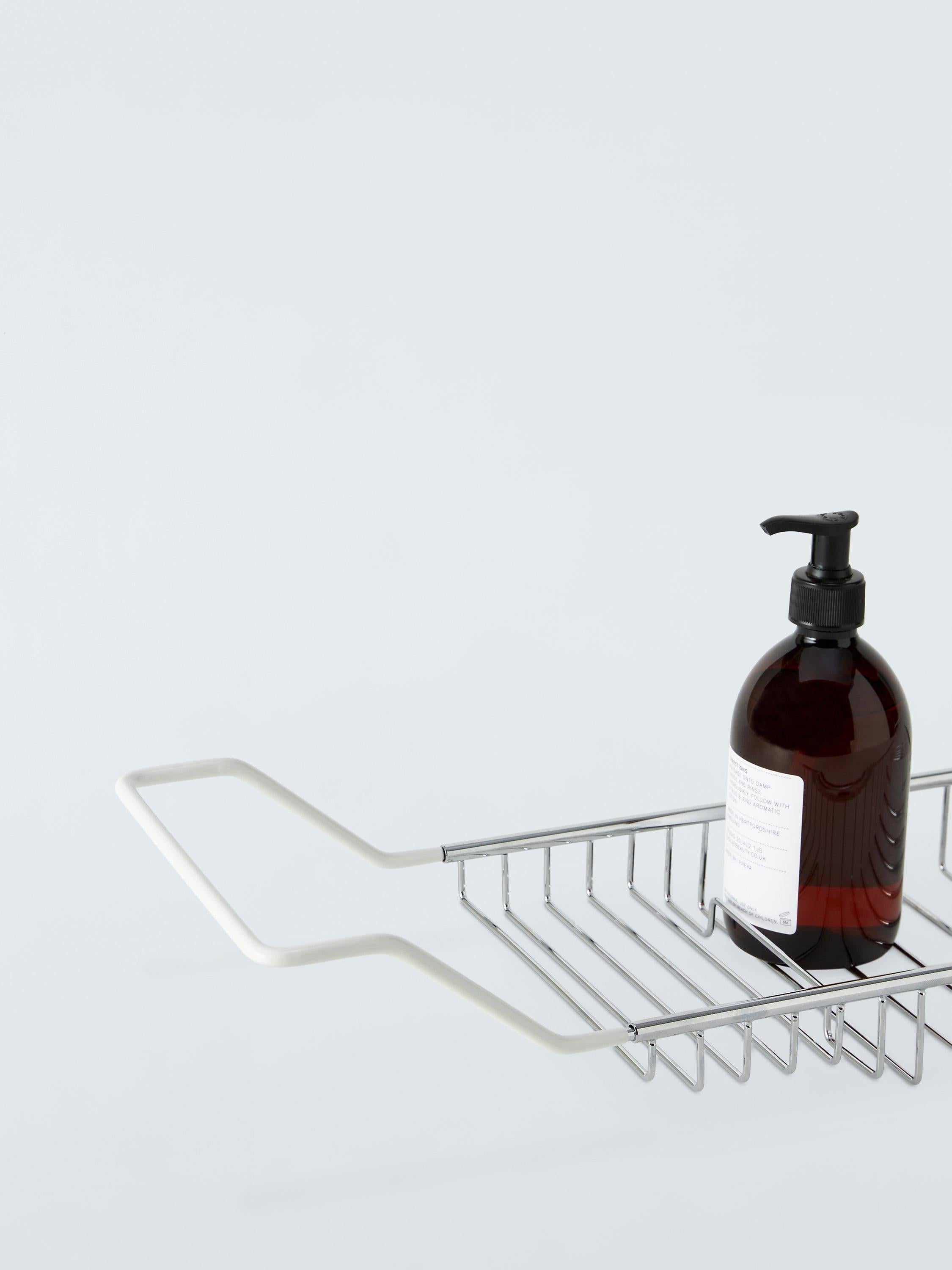 John Lewis Lux Extendable Bath Rack stainless steel - British product