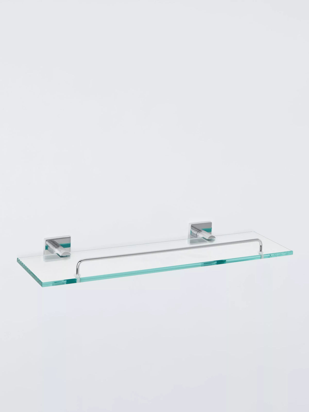 John Lewis glass shelf with rail silver finish, UK version