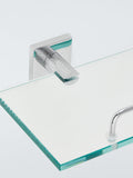 John Lewis glass shelf with rail silver finish, UK version