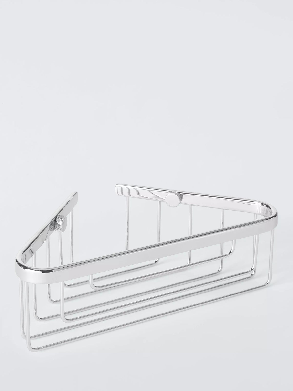 John Lewis corner shower basket silver (British brand)