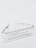 John Lewis corner shower basket silver (British brand)