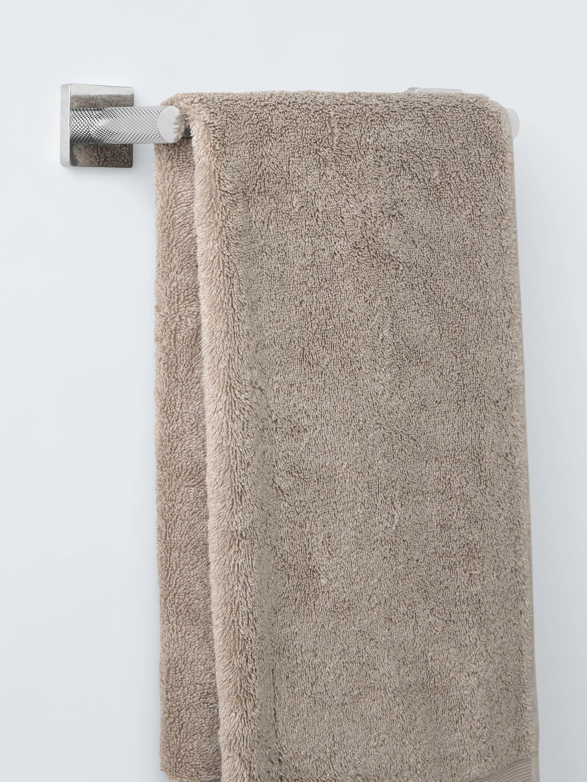 John Lewis Lux towel rail 32cm silver - British product