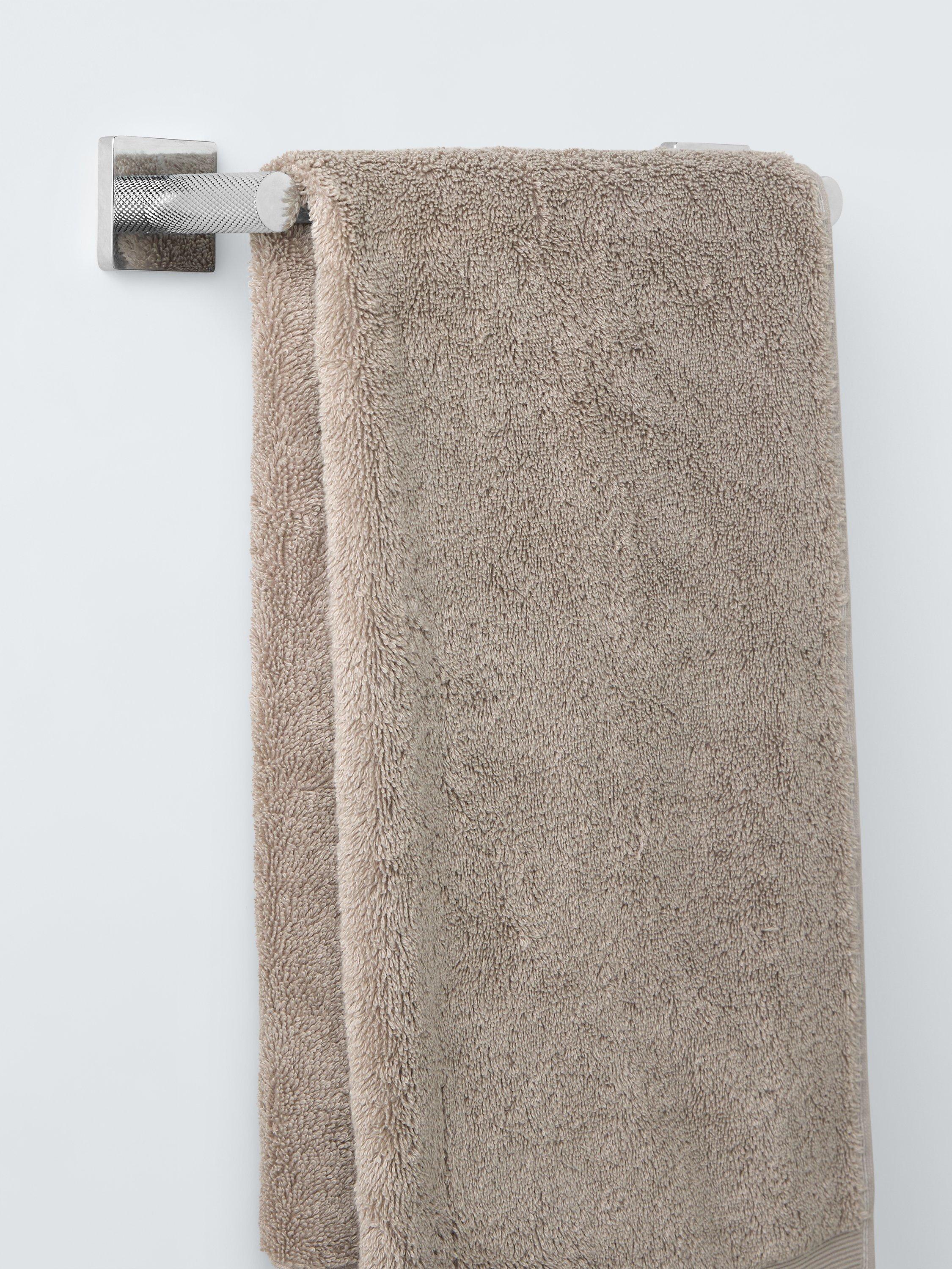 John Lewis Lux towel rail 32cm silver - British product