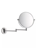 John Lewis Lux extendable bathroom swivel mirror silver (British brand)