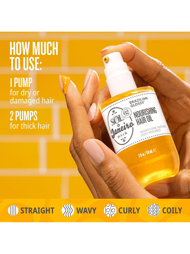 Sol de Janeiro Brazilian Glossy nourishing hair oil 60ml (British brand)