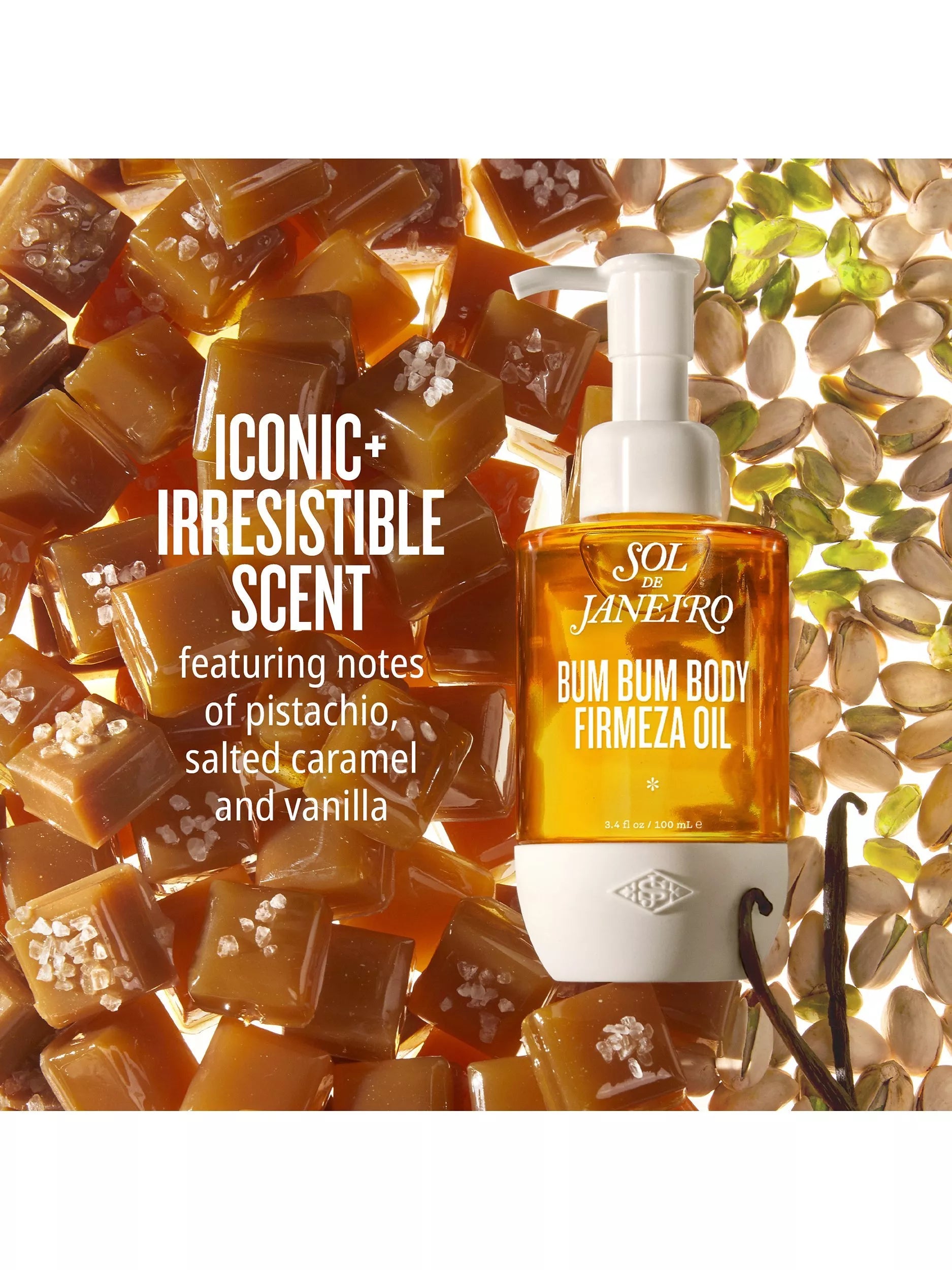 Sol de Janeiro Bum Bum Body Firmeza Oil 100ml, imported from the UK