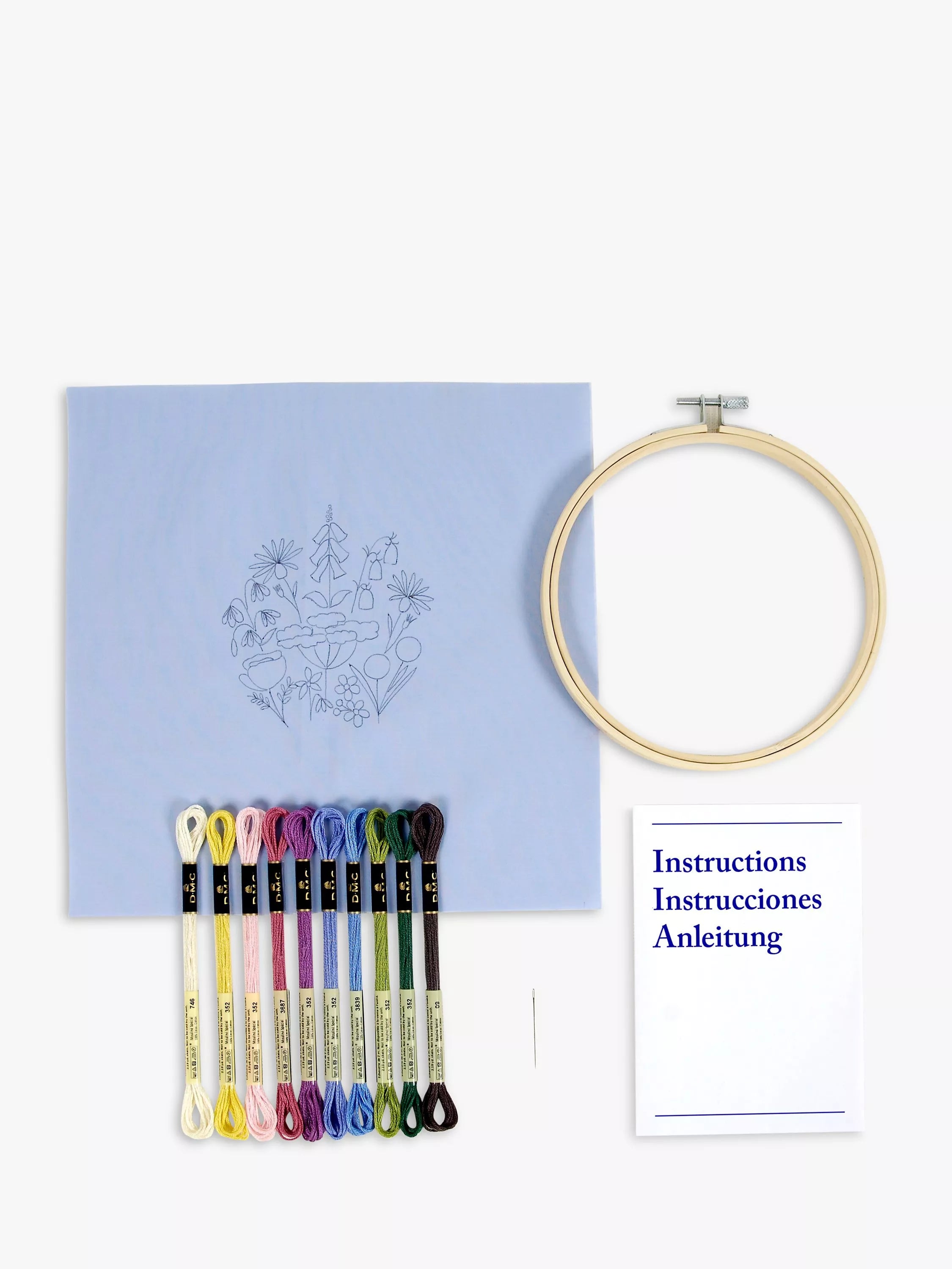DMC English Garden embroidery kit - British product