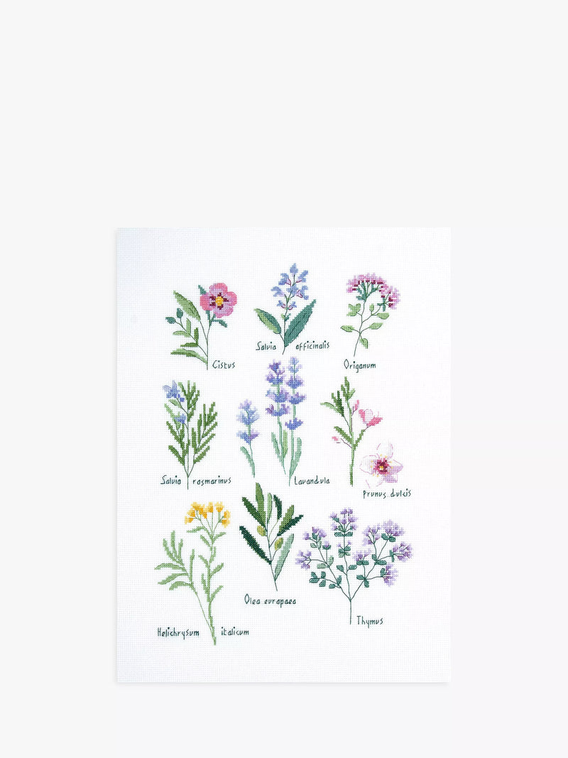 DMC herbs sampler cross stitch kit - British product