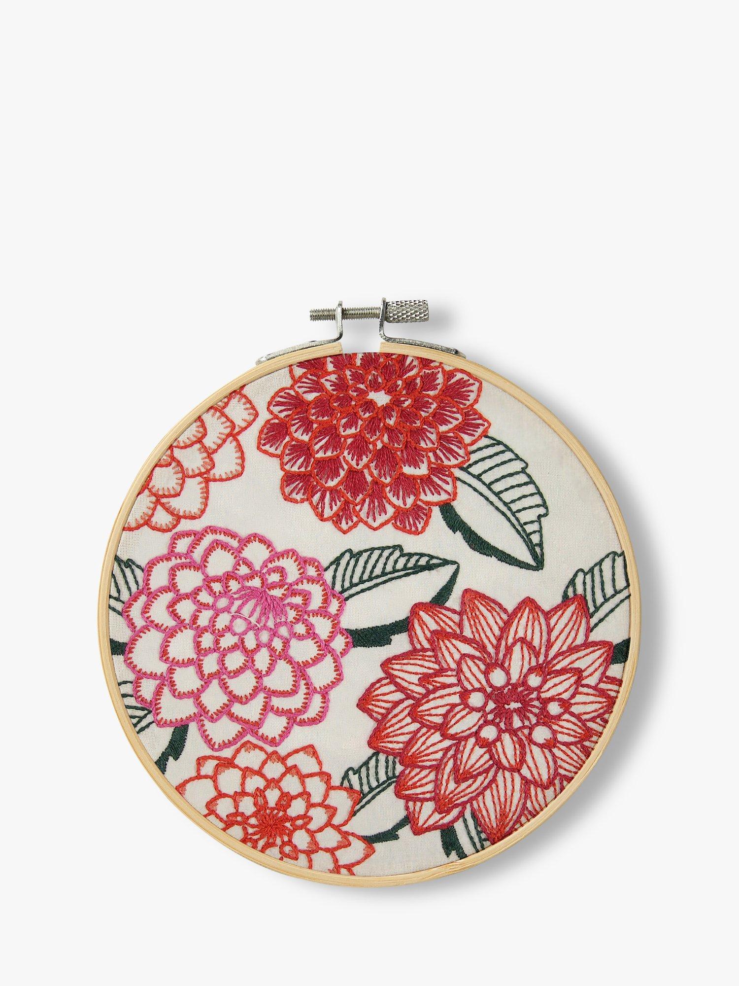 DMC Dahlia Embroidery Kit - British product