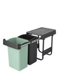 Brabantia Sort & Go built-in kitchen bin with two 15L compartments - British product