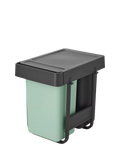 Brabantia Sort & Go built-in kitchen bin with two 15L compartments - British product