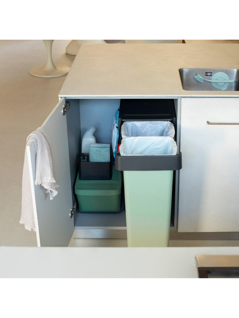 Brabantia Sort & Go built-in bin 2 x 30L - British product
