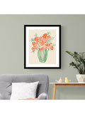 John Lewis framed print Tall Vase of Orange Berries 63.5x53.5cm, UK version