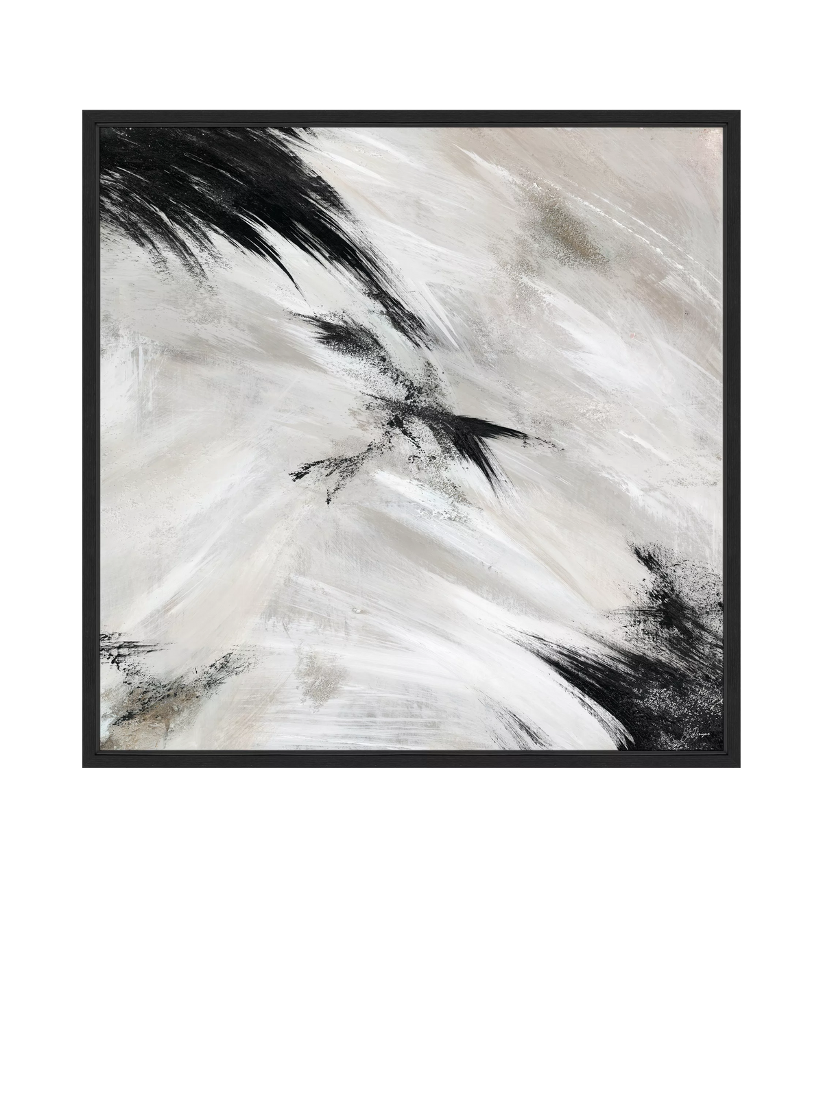 طباعة مؤطرة أورورا Yharnna من John Lewis 106x106 سم، الإصدار البريطاني