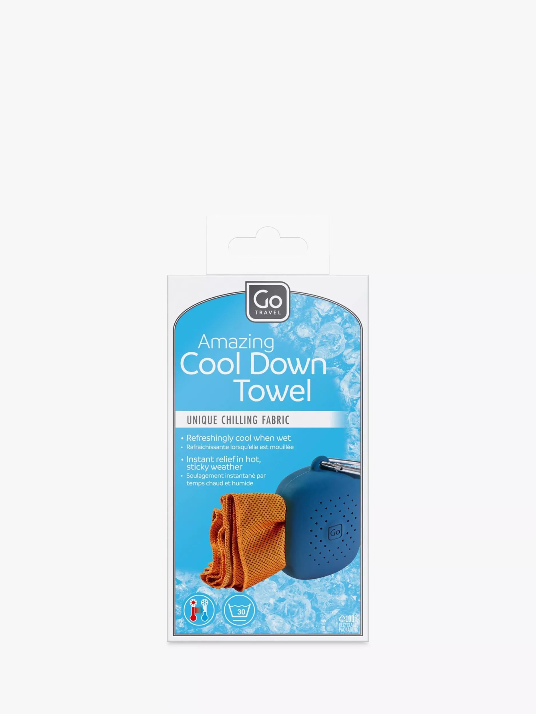 Go Travel cooling towel orange, UK version