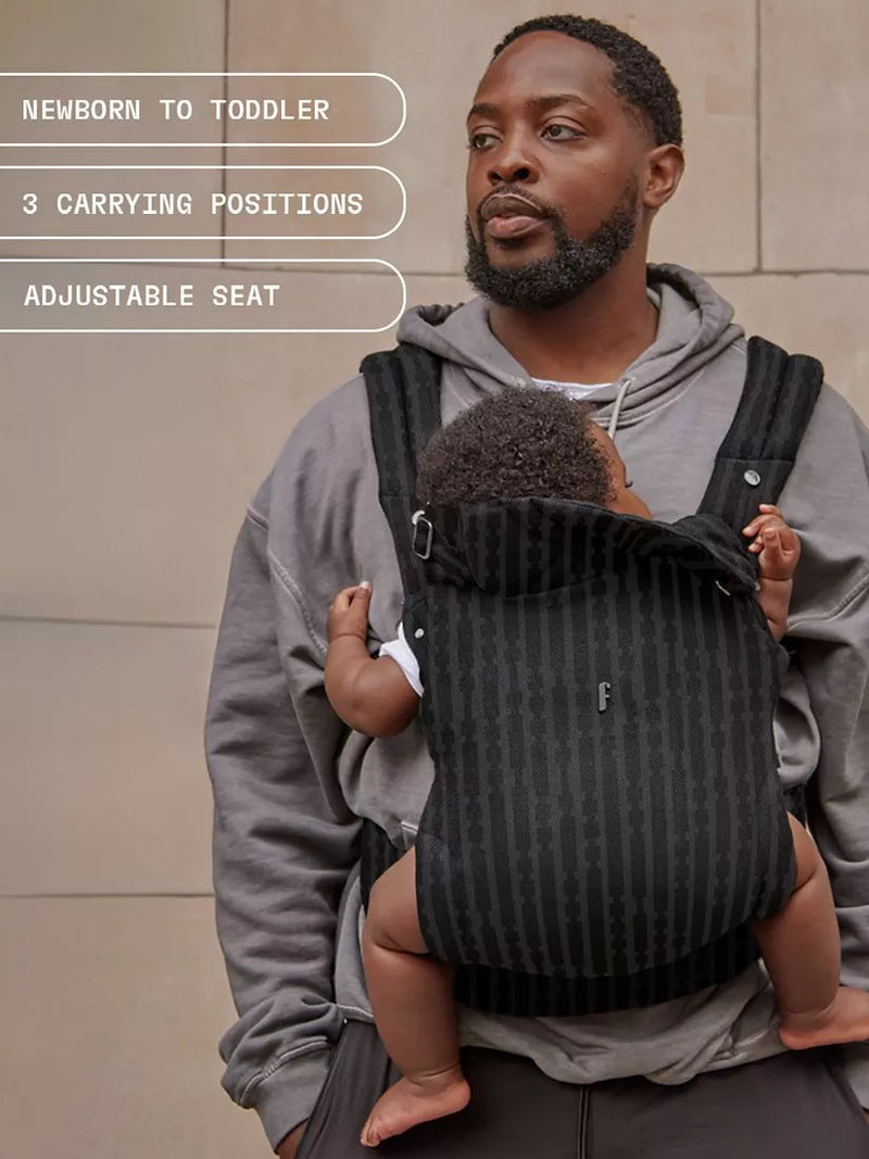 Freerider Co. Organic Cotton Sierra Carrier Raven baby carrier one size - British product