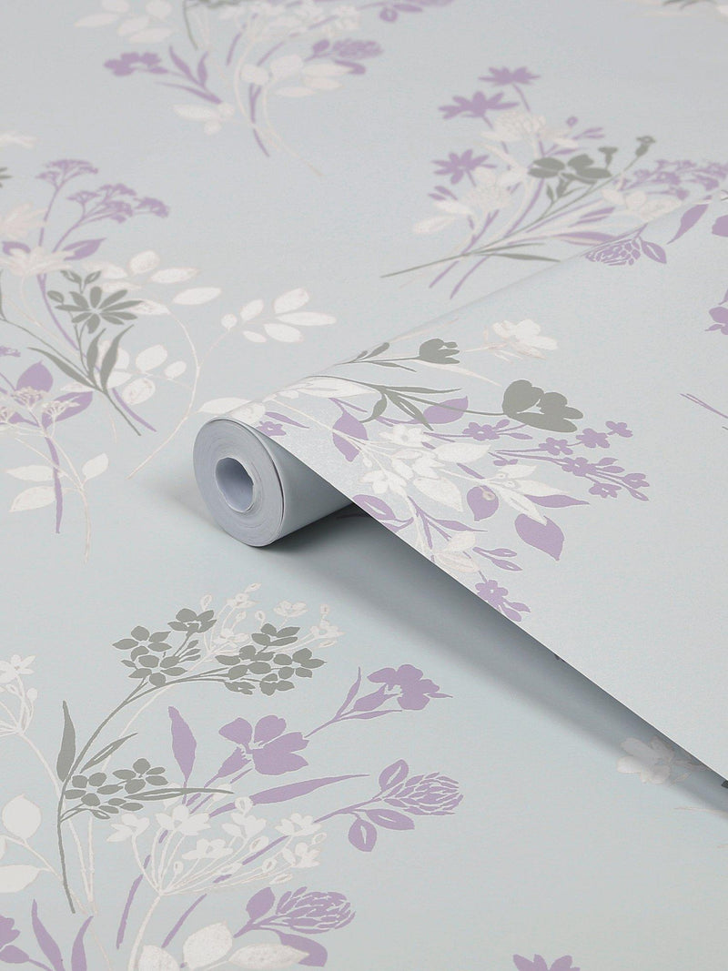 Laura Ashley Igerna wallpaper floral print 10m (British brand)
