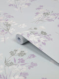 Laura Ashley Igerna wallpaper floral print 10m (British brand)
