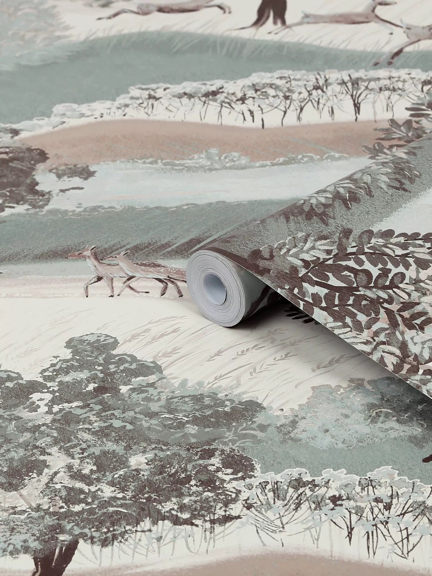 Laura Ashley Jade Green wallpaper, UK version