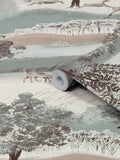 Laura Ashley Jade Green wallpaper, UK version