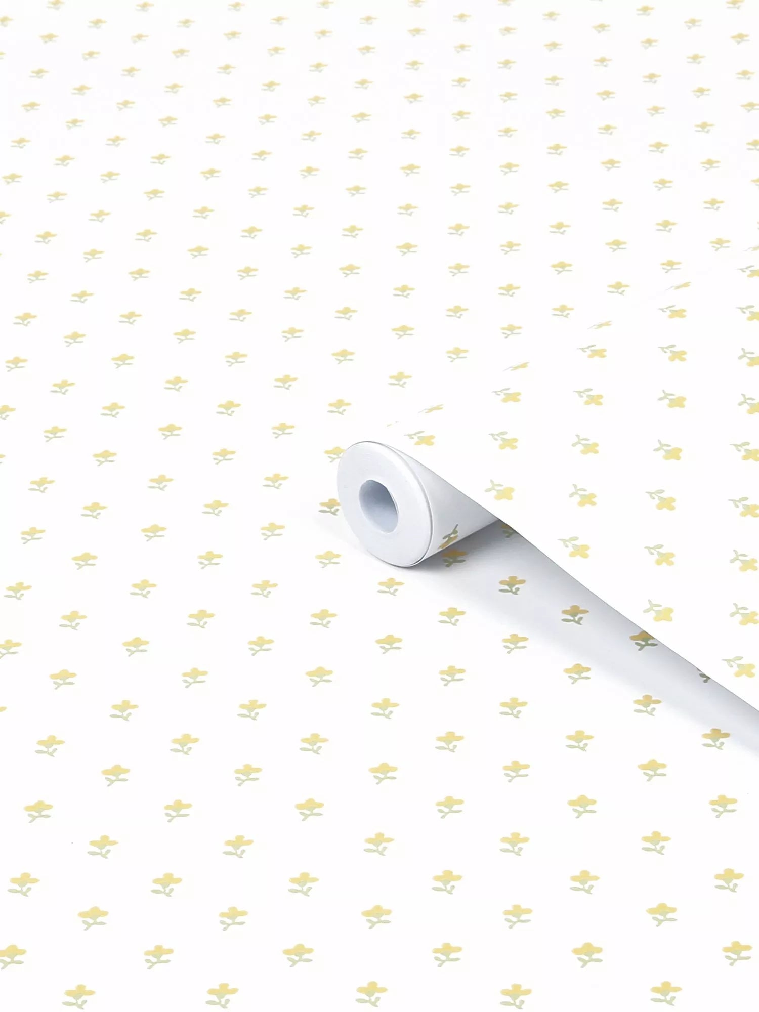 Laura Ashley Wood Violet wallpaper ochre yellow 10m x 52cm - British product