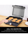 Ninja Sizzle low smoke indoor grill with flat plate, imported from the UK
