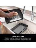 Ninja Sizzle low smoke indoor grill with flat plate, imported from the UK