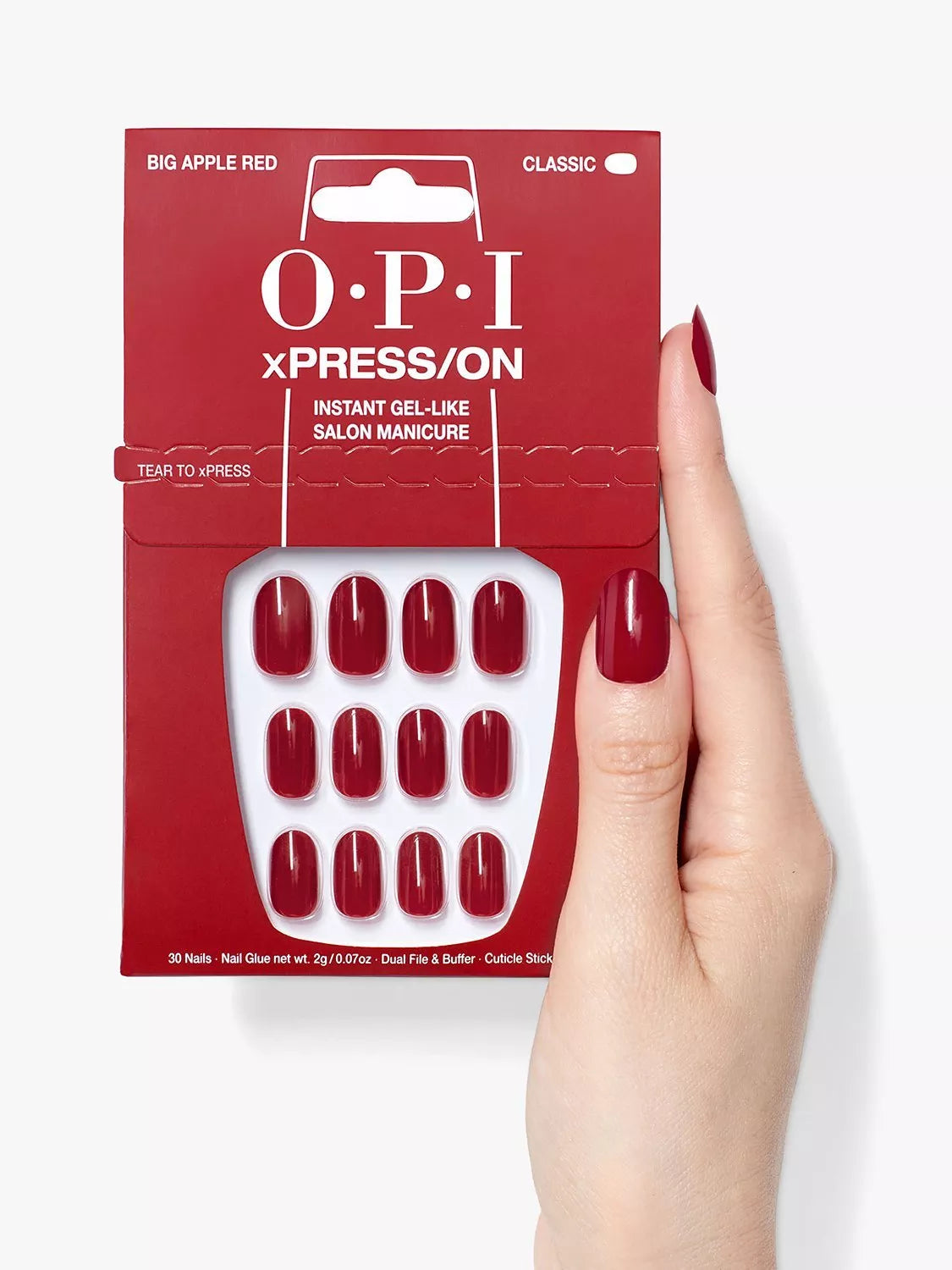 OPI xPRESS/ON artificial nail kit, imported from the UK
