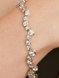 Jools by Jenny Brown cubic zirconia bubble bracelet silver (British brand)