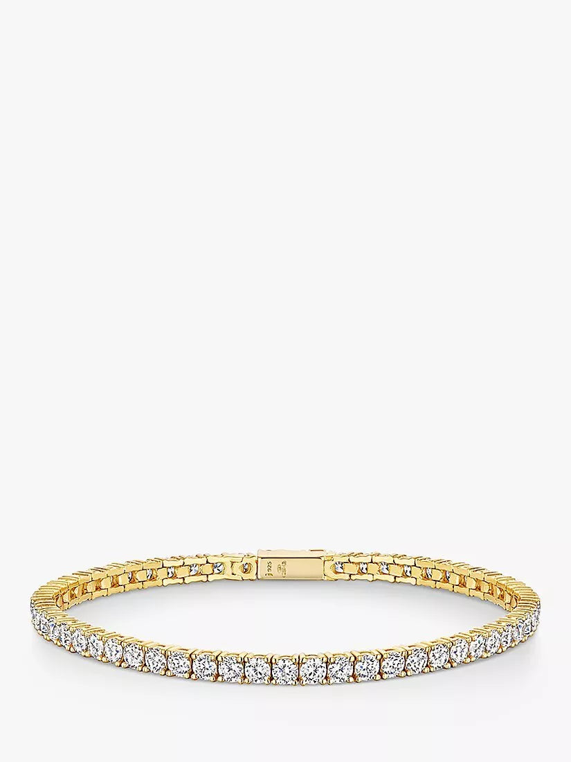 Jools by Jenny Brown cubic zirconia tennis bracelet 18.25cm (British brand)