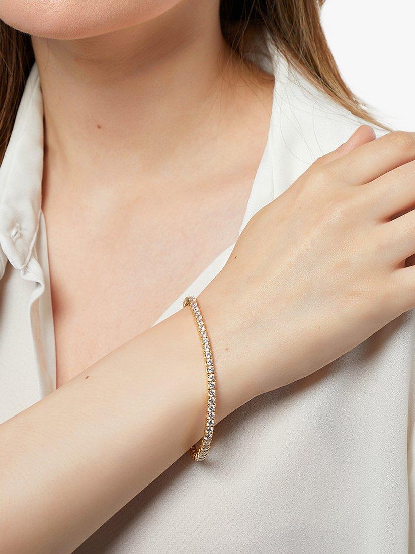 Jools by Jenny Brown cubic zirconia tennis bracelet 18.25cm (British brand)