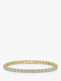 Jools by Jenny Brown tennis bracelet cubic zirconia gold vermeil - British product