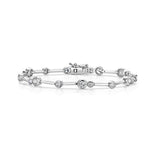 Jools by Jenny Brown cubic zirconia bubble line bracelet (British brand)