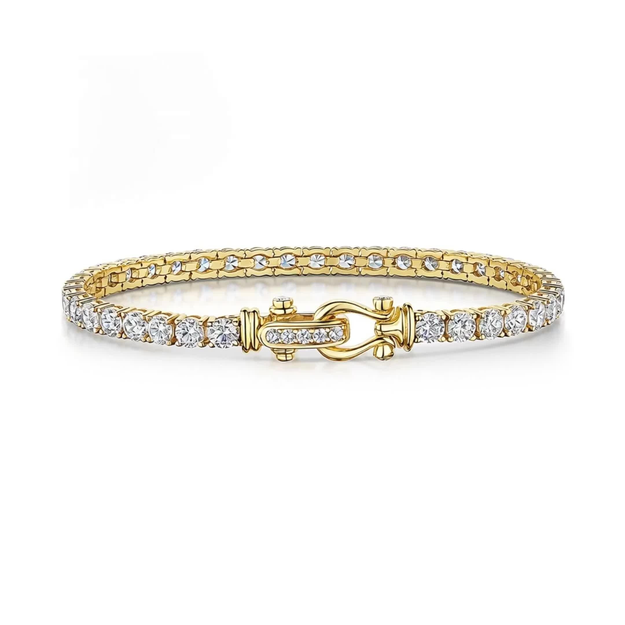 Jools by Jenny Brown cubic zirconia tennis bracelet silver - British product