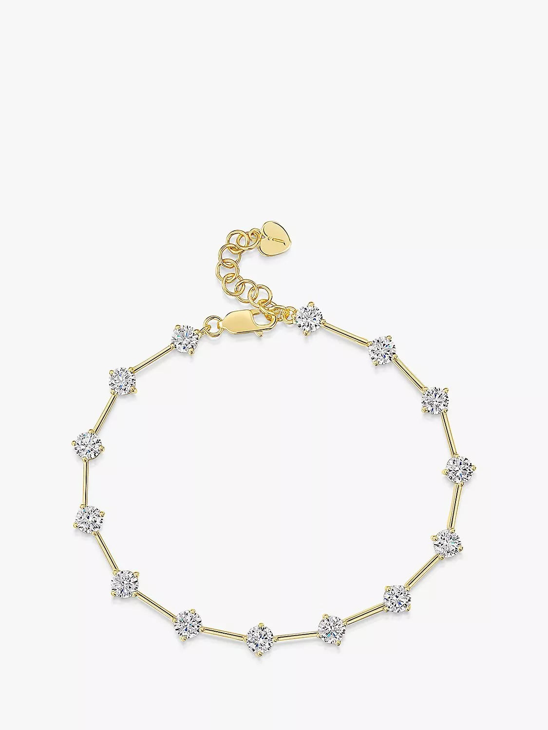 Jools by Jenny Brown cubic zirconia line bracelet 18cm - British product