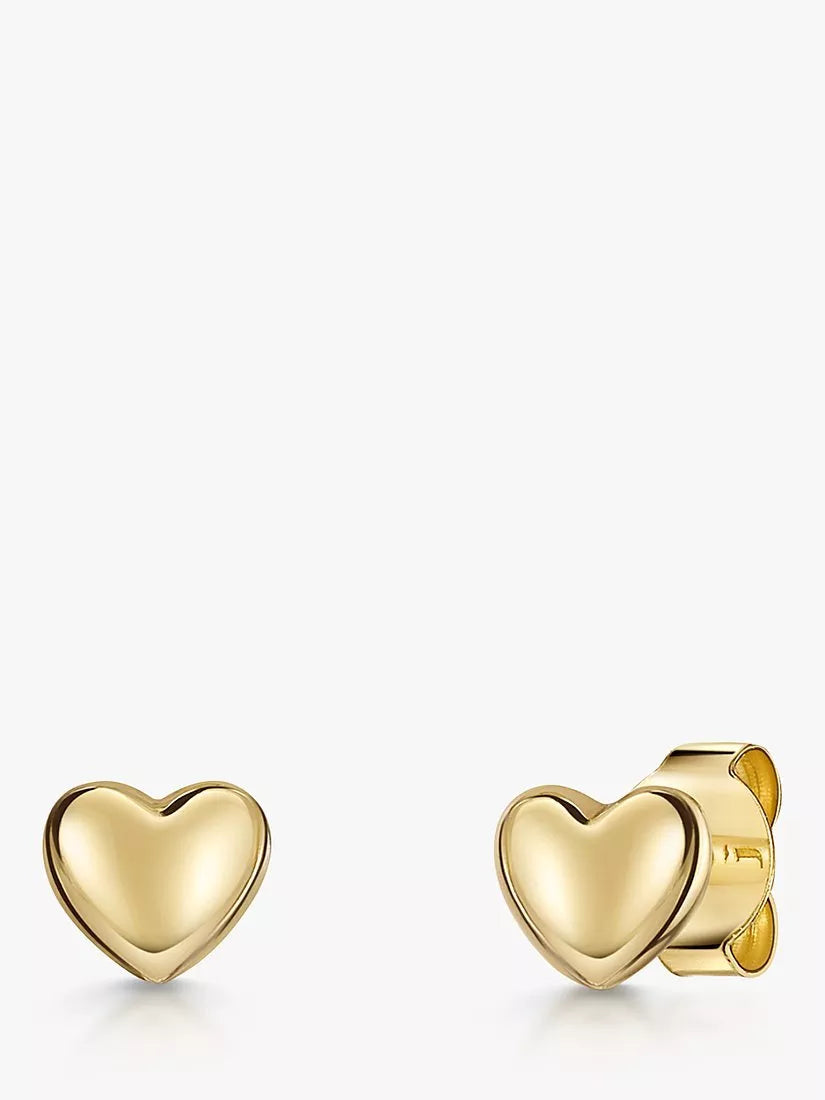 Jools by Jenny Brown Bubbly Heart Stud Earrings