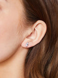 Jools by Jenny Brown cubic zirconia stud earrings 9x5mm, UK version