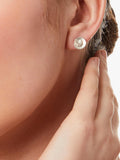 Jools by Jenny Brown cubic zirconia swirl stud earrings 1cm - British product