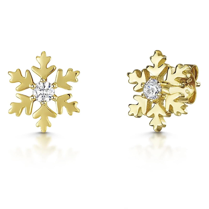 Jools by Jenny Brown snowflake stud earrings, imported from the UK