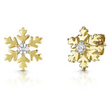 Jools by Jenny Brown snowflake stud earrings, imported from the UK