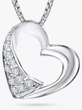 Jools by Jenny Brown open heart pendant necklace, imported from the UK