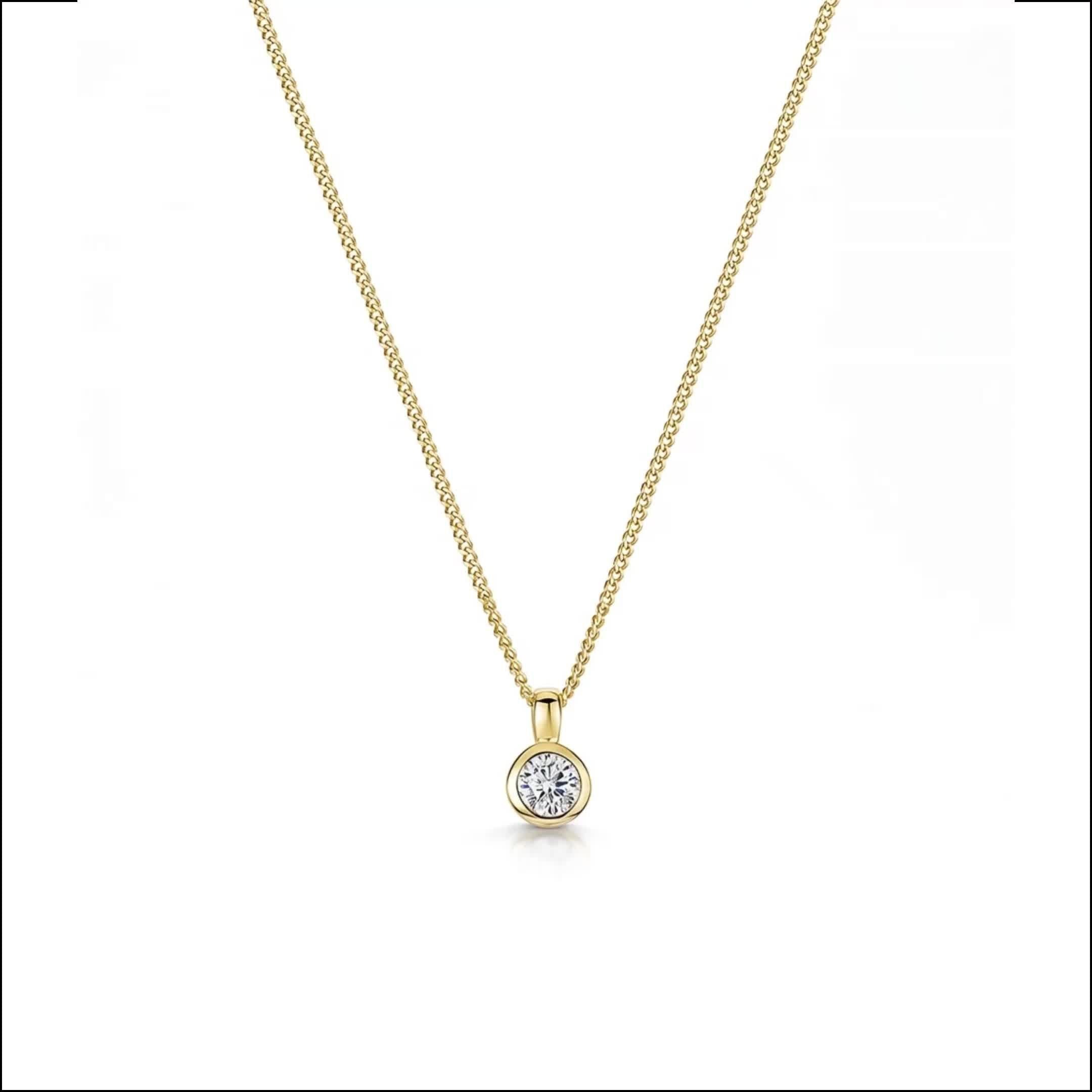 Jools by Jenny Brown cubic zirconia pendant necklace (British brand)