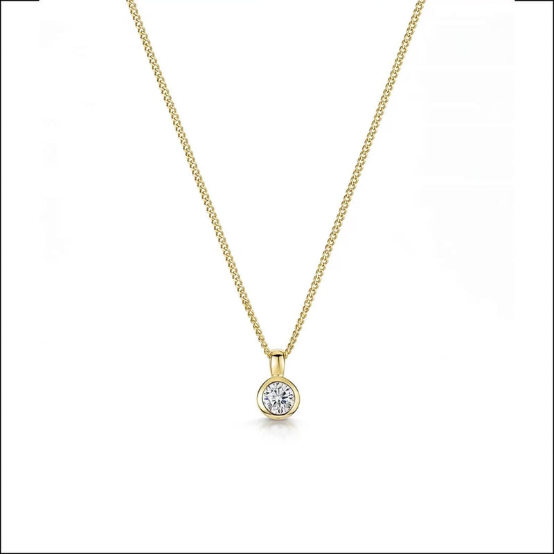 Jools by Jenny Brown cubic zirconia pendant necklace (British brand)
