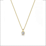 Jools by Jenny Brown cubic zirconia pendant necklace (British brand)
