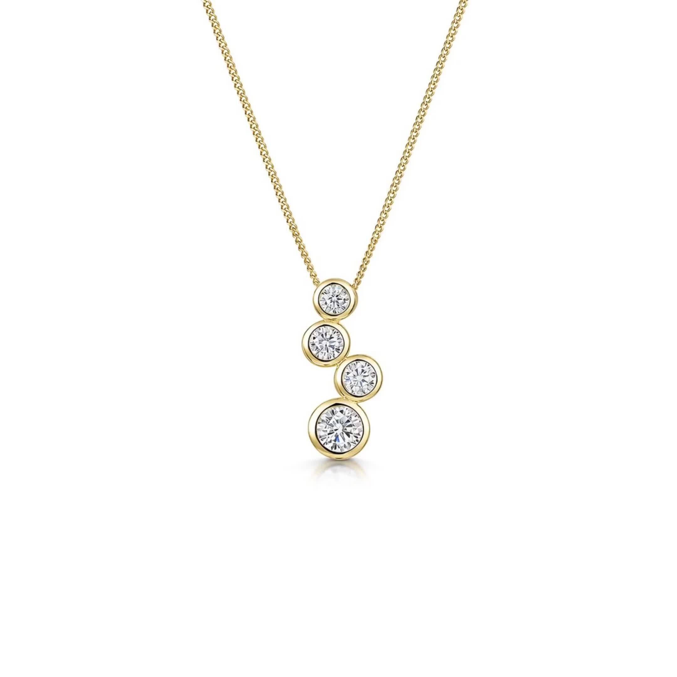 Jools by Jenny Brown bubble drop pendant necklace - British product