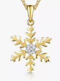 Jools by Jenny Brown Cubic Zirconia Snowflake Pendant Necklace