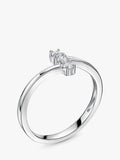 Jools by Jenny Brown small 3 stone cubic zirconia ring, imported from the UK