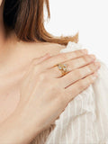 Jools by Jenny Brown 5 stone cubic zirconia bubble ring, UK version