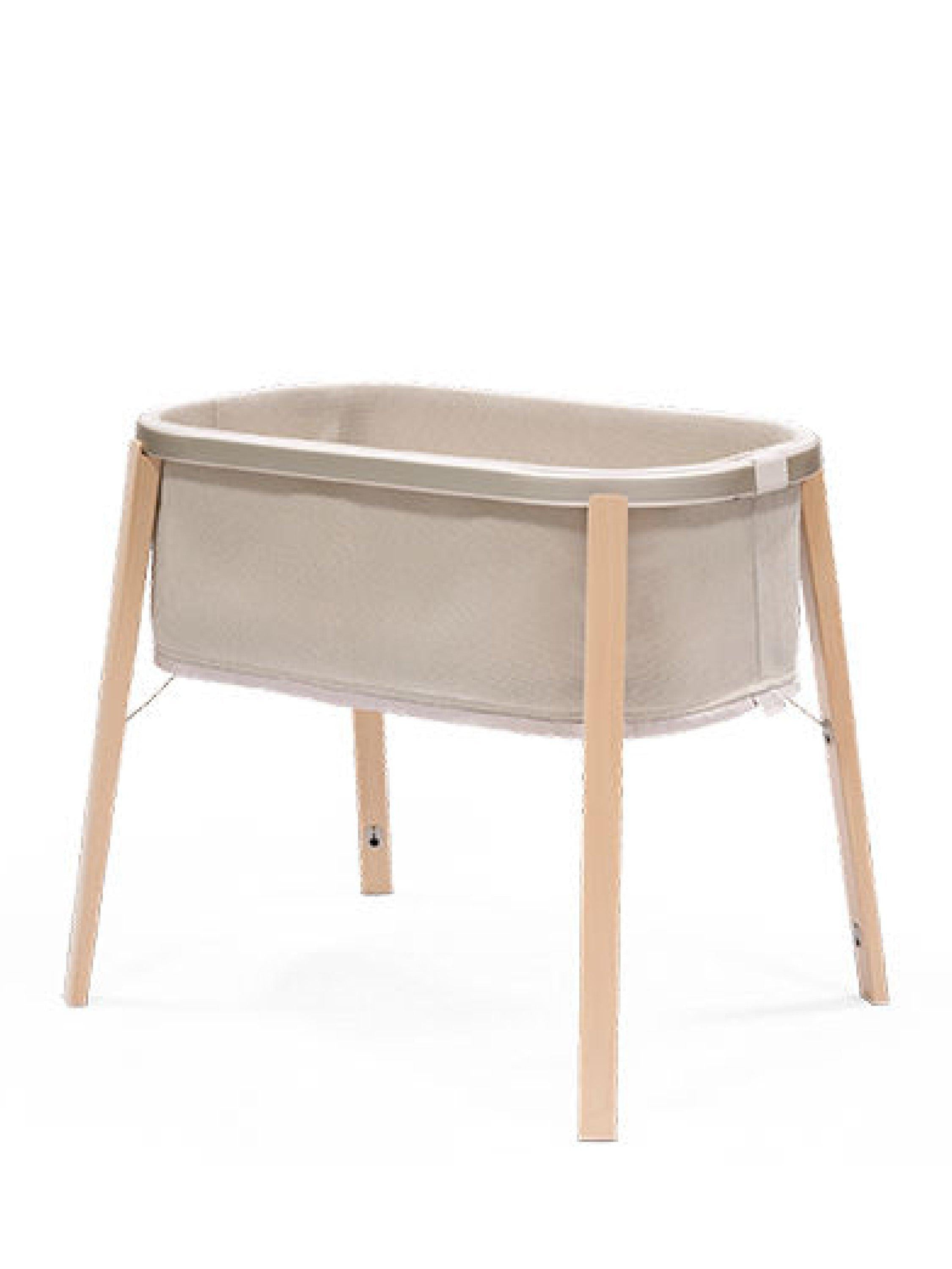 Stokke Snoozi Bassinet baby crib for infant sleep (British brand)